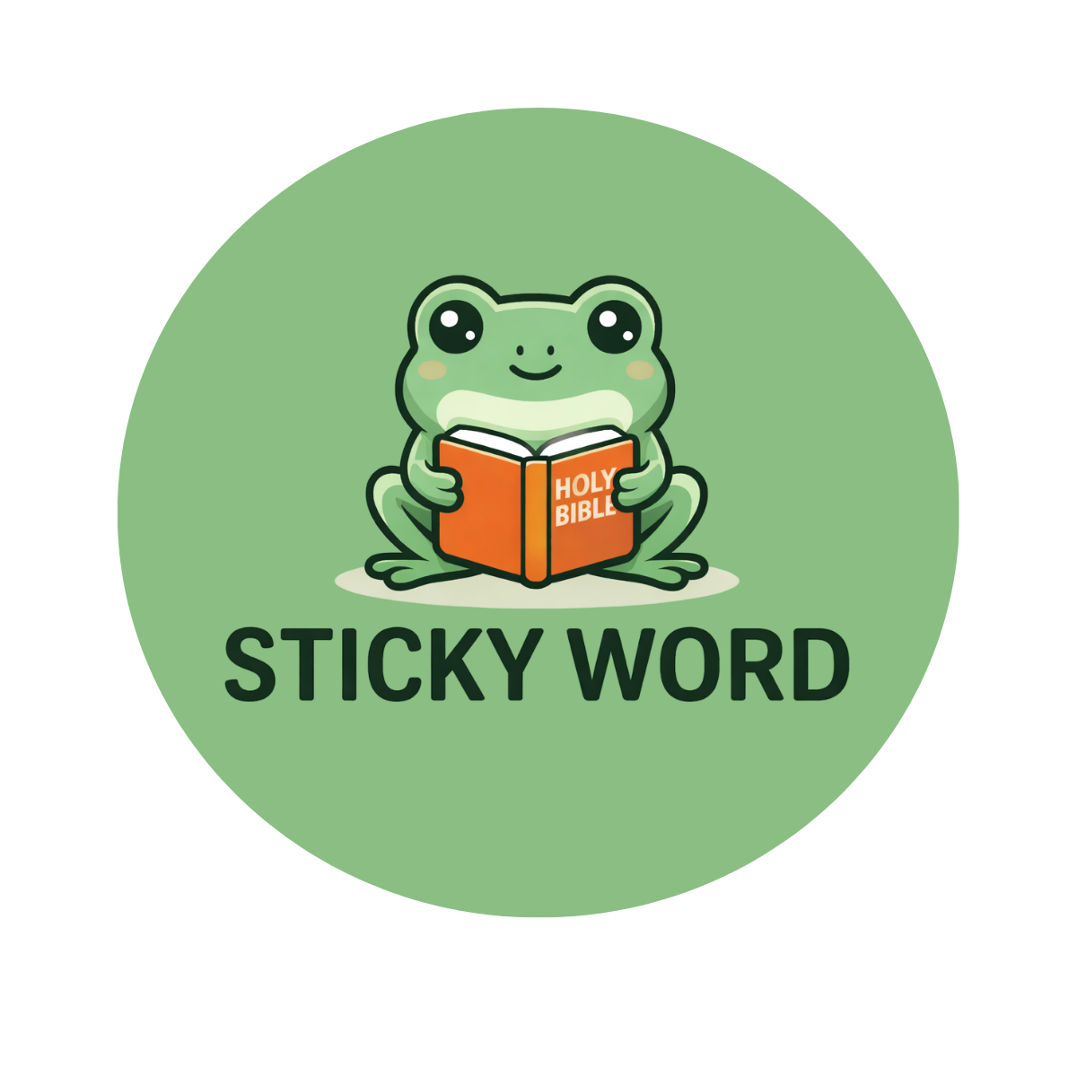 Sticky Word keychain